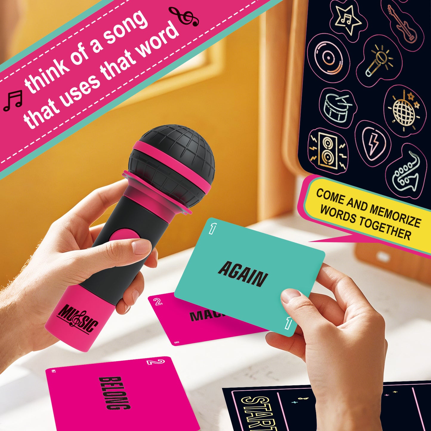 Lucky Egg Mic Challenge Board Game