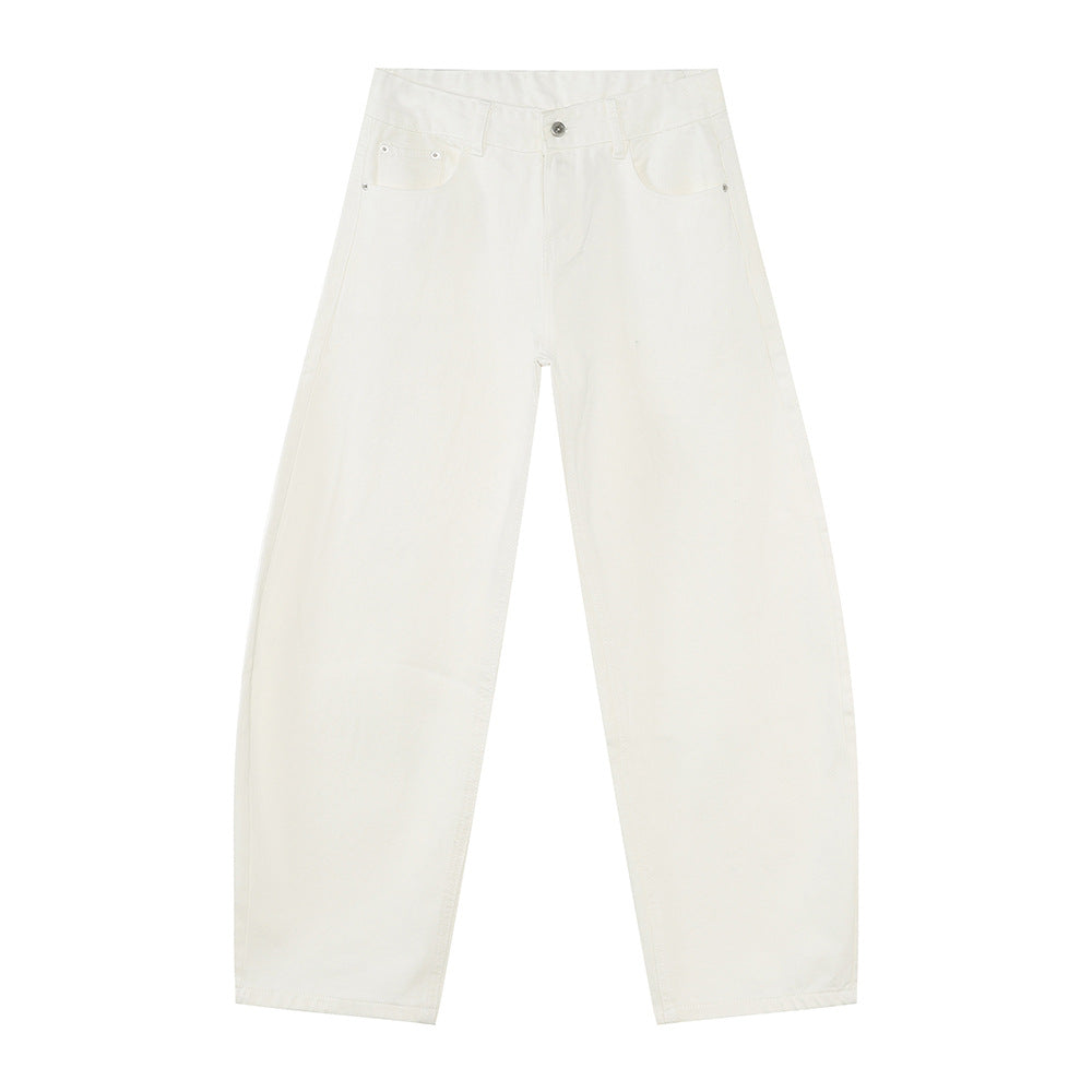 MTLCLOTHES ™ Men's Scimitar Cut Wide Leg Jeans
