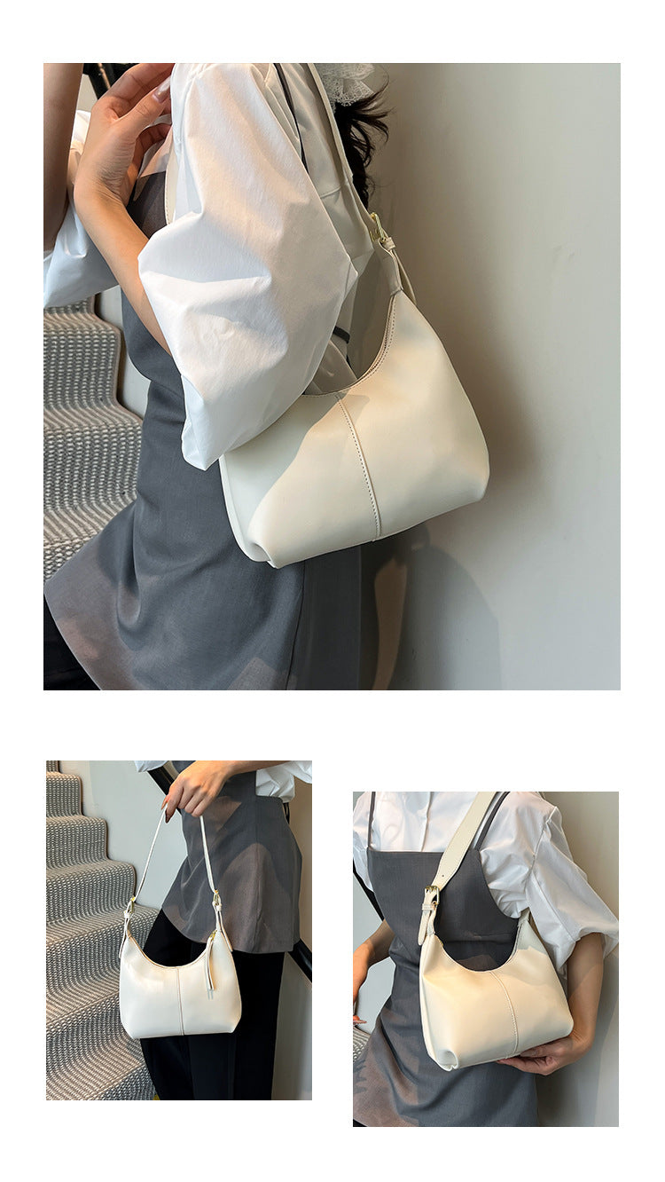 Women's Leather Shoulder Bags Underarm Bags