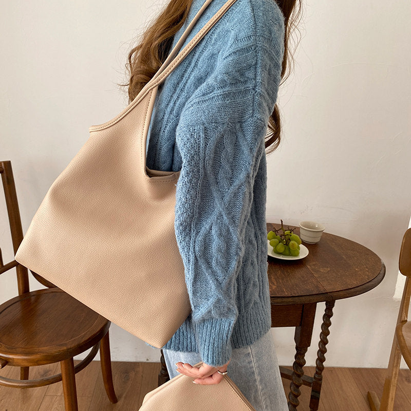 Women's casual hobo bag Soft shoulder bag