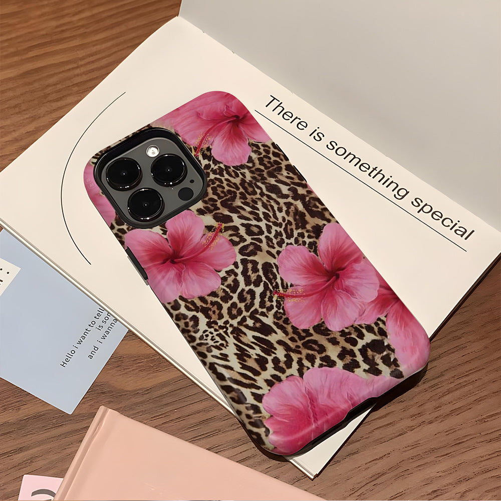 Summer Leopard flower phone case for iphone