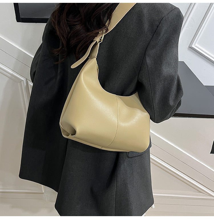 Women's Leather Shoulder Bags Underarm Bags