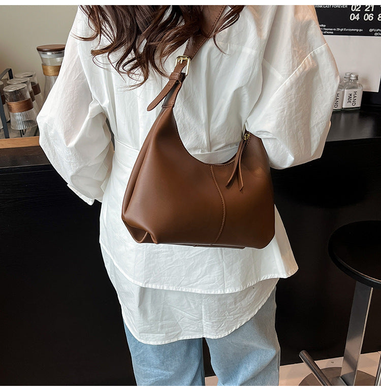Women's Leather Shoulder Bags Underarm Bags