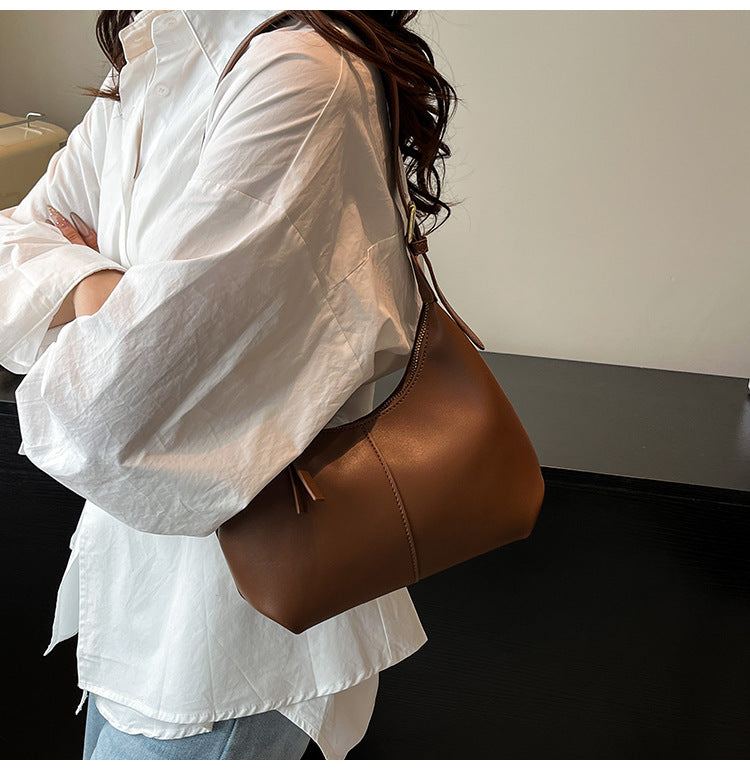 Women's Leather Shoulder Bags Underarm Bags