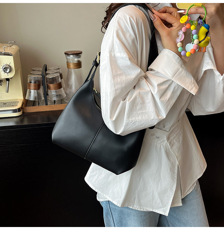 Women's Leather Shoulder Bags Underarm Bags