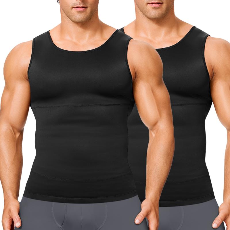【Nebility】 Men's Basic Compression Shapewear Vest