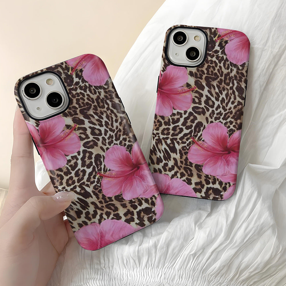 Summer Leopard flower phone case for iphone