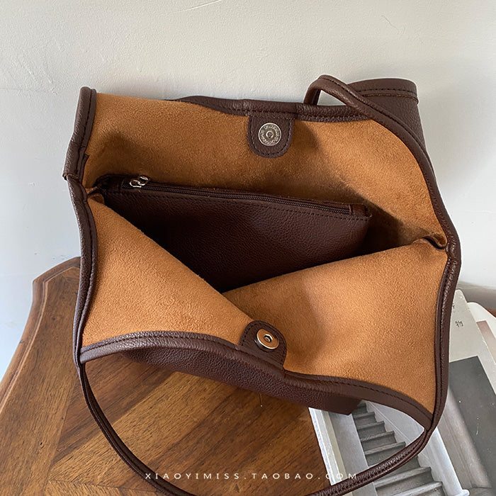 Women's casual hobo bag Soft shoulder bag
