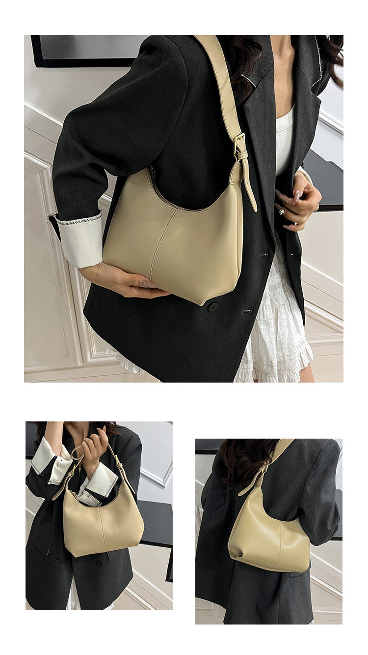 Women's Leather Shoulder Bags Underarm Bags