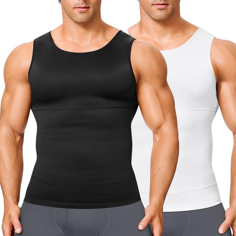 【Nebility】 Men's Basic Compression Shapewear Vest