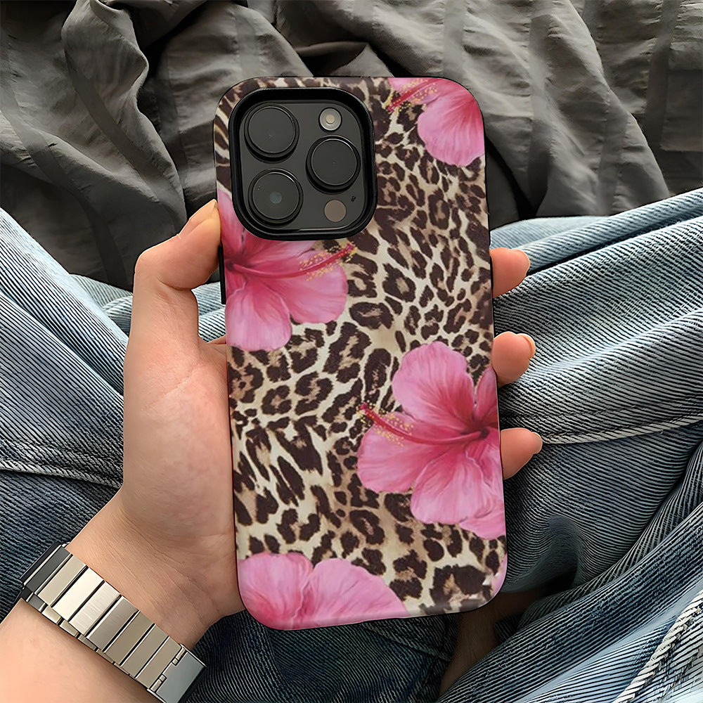 Summer Leopard flower phone case for iphone