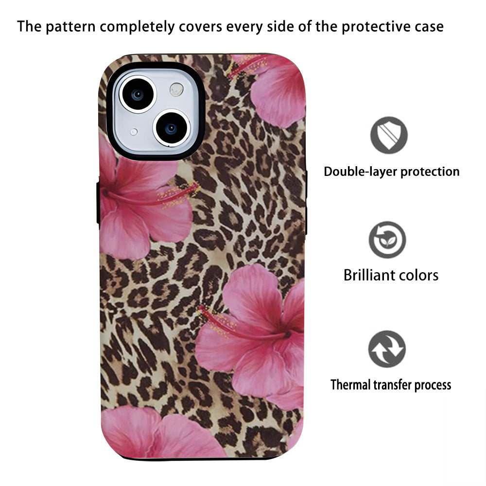 Summer Leopard flower phone case for iphone