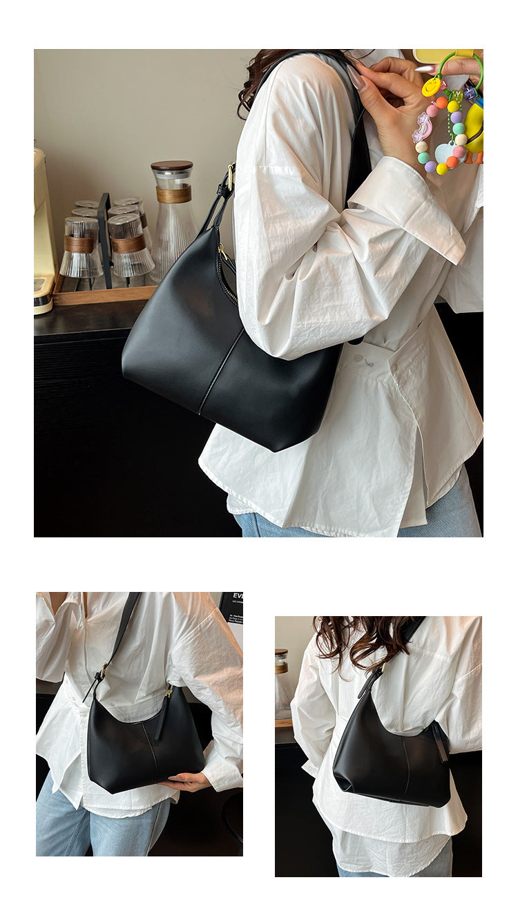 Women's Leather Shoulder Bags Underarm Bags