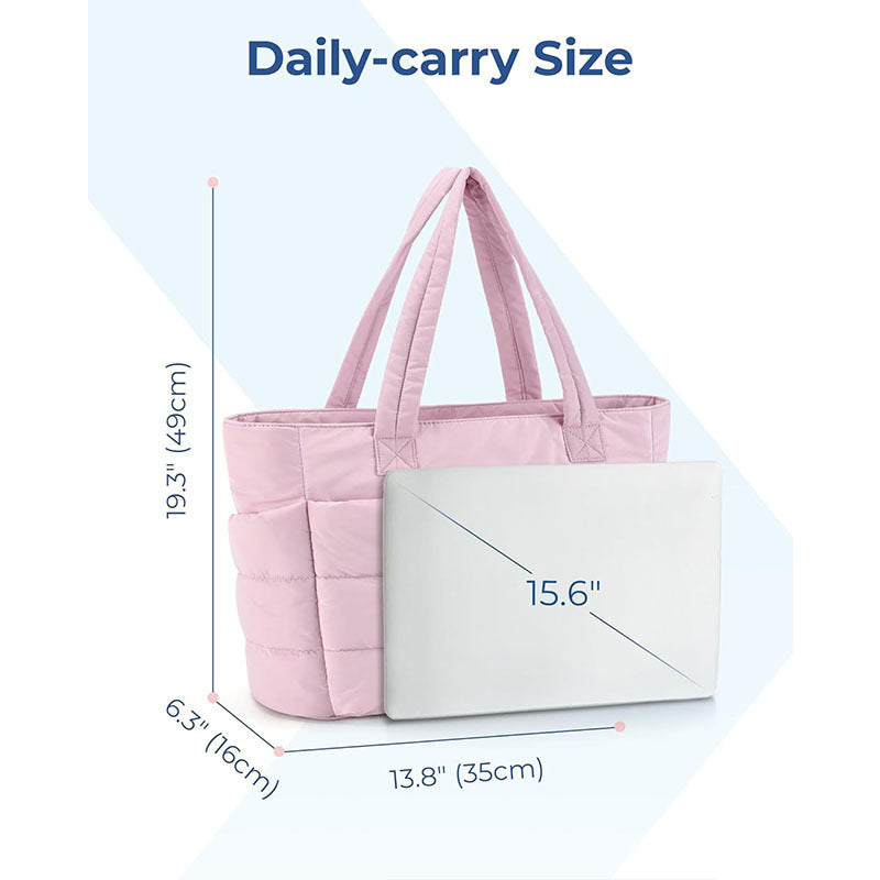 Large Soft Fluffy Commuter Tote