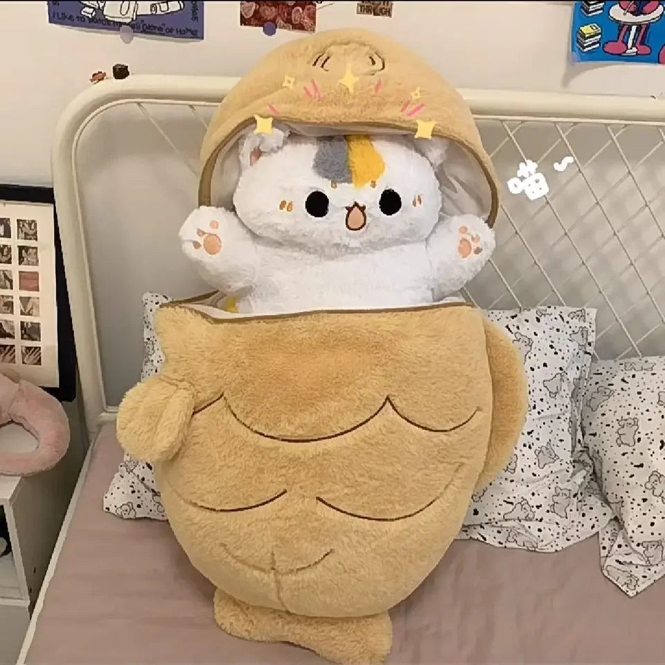 Cat doll pillow plush toy