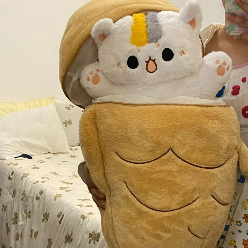 Cat doll pillow plush toy