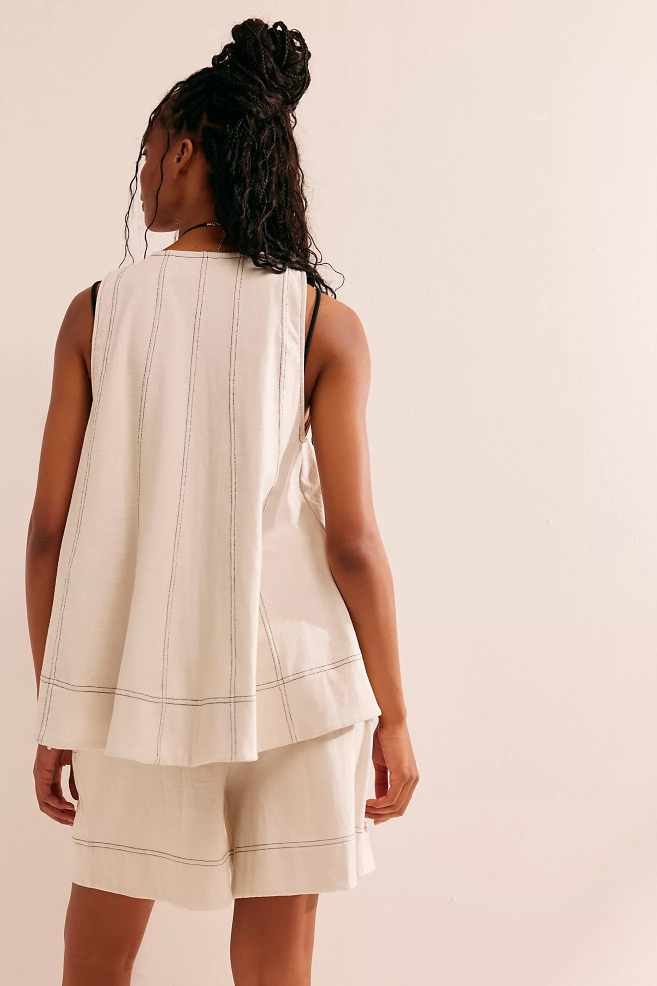Solid Color Sleeveless Sets