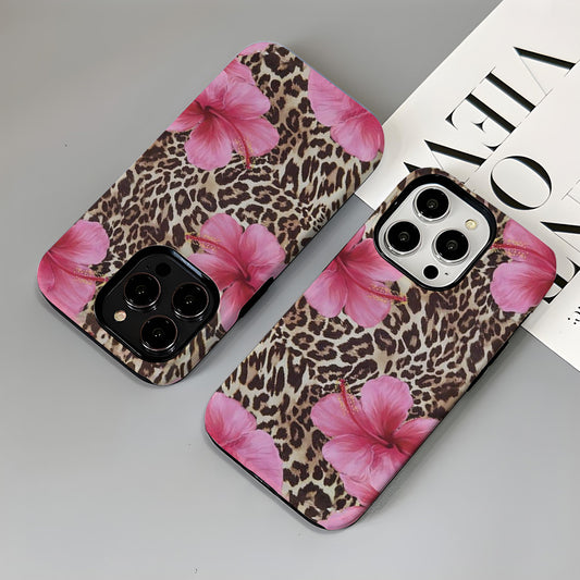 Summer Leopard flower phone case for iphone