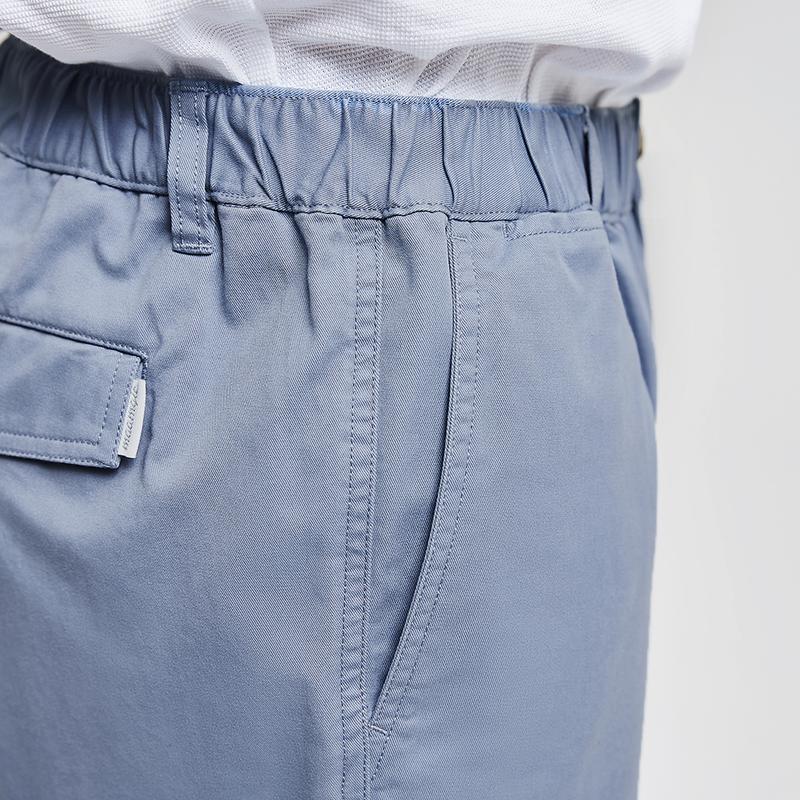 5.5 Inch Cotton Casual Wear Shorts - Mesh Fabric, Pockets, Zipper, Comfortable Fit, Ideal for Men Tropical Wetsuit Belt Spandex Menswear Plain Beige