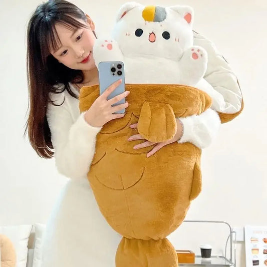 Cat doll pillow plush toy